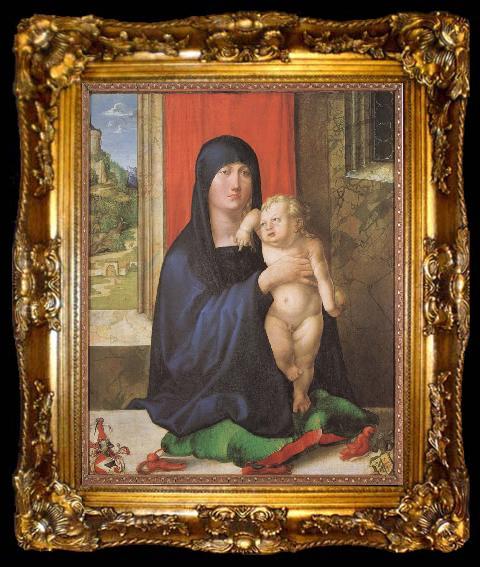 framed  Albrecht Durer Madonna and child, ta009-2